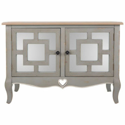 Recibidor Alexandra House Living Gris Vidrio Madera de abeto Madera MD