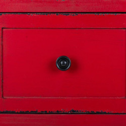 Recibidor con Cajones Alexandra House Living Rojo Madera de abeto Made