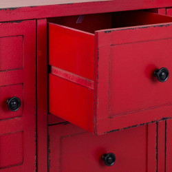 Recibidor con Cajones Alexandra House Living Rojo Madera de abeto Made