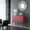Recibidor con Cajones Alexandra House Living Rojo Madera de abeto Made