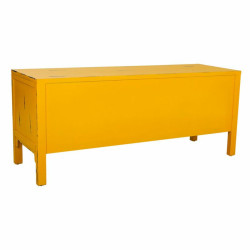 Cajonera multiusos Alexandra House Living Amarillo Madera de abeto Mad
