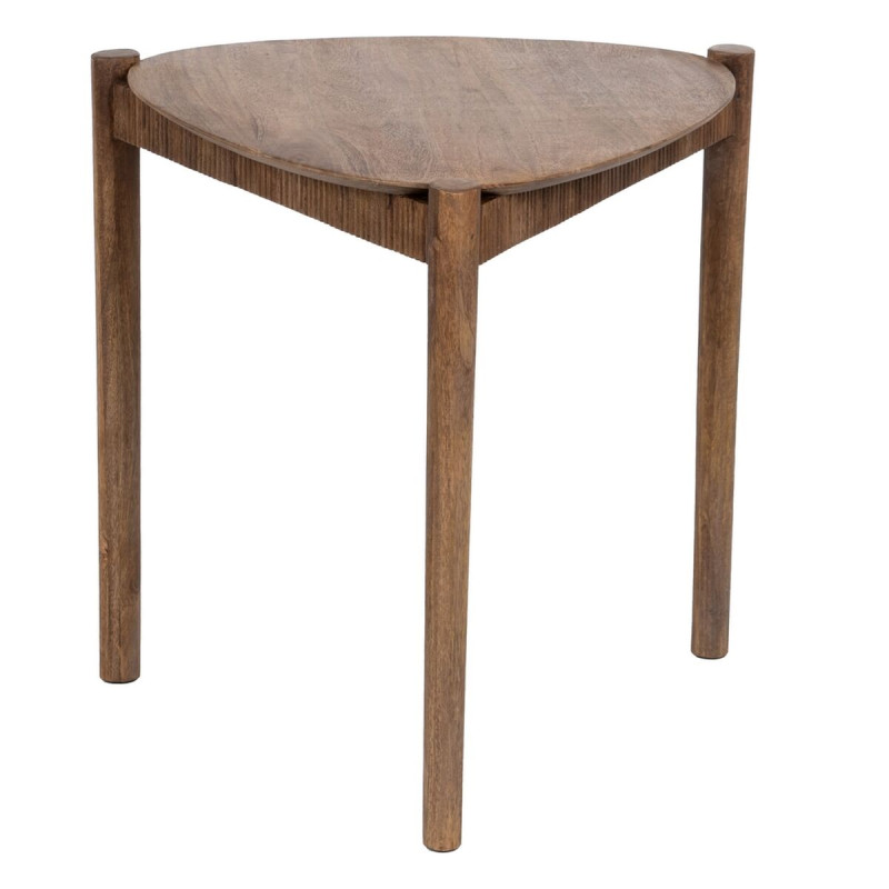 Mesa auxiliar 58 x 56 x 56 cm Natural Madera de mango Mesa auxiliar 58 x 56 x 56 cm Natural Madera de mango