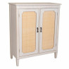 Recibidor Alexandra House Living Blanco Ratán Madera de abeto Madera