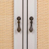 Recibidor Alexandra House Living Blanco Ratán Madera de abeto Madera