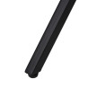 Mesa auxiliar Negro Natural Madera Metal Hierro madera y metal Madera