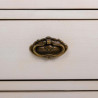 Cómoda Alexandra House Living Blanco Ratán Madera de abeto Madera MD