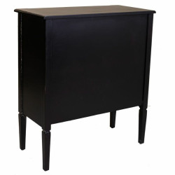Recibidor Alexandra House Living Negro Ratán Madera de abeto Madera M