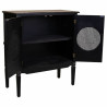 Recibidor Alexandra House Living Negro Ratán Madera de abeto Madera M