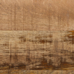 Mesa auxiliar Negro Natural Madera Metal Hierro madera y metal Madera