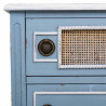 Mesita de Noche Alexandra House Living Azul 36 x 56 x 50 cm