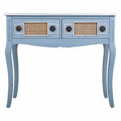 Recibidor con Cajones Alexandra House Living Azul Ratán Madera de abe