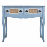 Recibidor con Cajones Alexandra House Living Azul Ratán Madera de abe