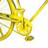 Recibidor Alexandra House Living Bike Amarillo Hierro Madera de mango