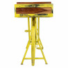Recibidor Alexandra House Living Bike Amarillo Hierro Madera de mango