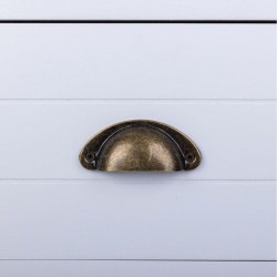 Cajonera Alexandra House Living Blanco Madera de Paulonia Madera MDF 2