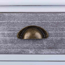 Cajonera Alexandra House Living Blanco Madera de Paulonia Madera MDF 2