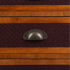 Cómoda Alexandra House Living Marrón PVC Madera Metal Tela 35 x 71 x