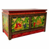 Cajonera multiusos Alexandra House Living Rojo Madera Madera de olmo 3