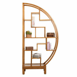 Estantería Alexandra House Living Marrón Madera Madera de olmo 26 x
