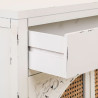 Recibidor con Cajones Alexandra House Living Blanco Ratán Madera de a