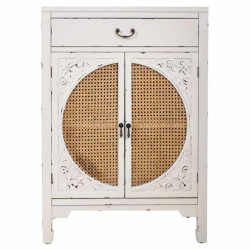 Recibidor con Cajones Alexandra House Living Blanco Ratán Madera de a