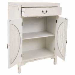 Recibidor con Cajones Alexandra House Living Blanco Ratán Madera de a