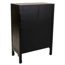 Recibidor con Cajones Alexandra House Living Negro Ratán Madera de ab