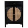 Recibidor con Cajones Alexandra House Living Negro Ratán Madera de ab