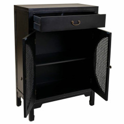 Recibidor con Cajones Alexandra House Living Negro Ratán Madera de ab