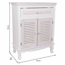 Recibidor con Cajones Alexandra House Living Blanco Madera MDF 30 x 78