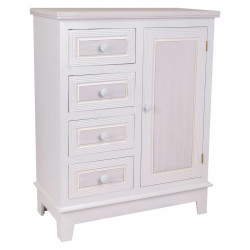 Recibidor con Cajones Alexandra House Living Blanco Madera MDF 32 x 84