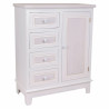 Recibidor con Cajones Alexandra House Living Blanco Madera MDF 32 x 84