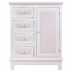 Recibidor con Cajones Alexandra House Living Blanco Madera MDF 32 x 84