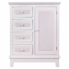 Recibidor con Cajones Alexandra House Living Blanco Madera MDF 32 x 84