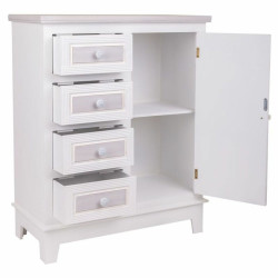 Recibidor con Cajones Alexandra House Living Blanco Madera MDF 32 x 84