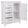 Recibidor con Cajones Alexandra House Living Blanco Madera MDF 32 x 84