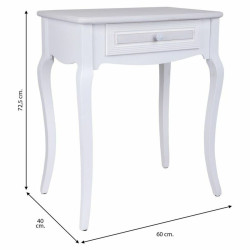 Recibidor con Cajones Alexandra House Living Blanco Madera MDF 40 x 72