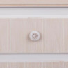 Mesita de Noche Alexandra House Living Blanco 30 x 64 x 40 cm