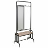 Recibidor Alexandra House Living Negro Hierro Madera de abeto 45 x 181