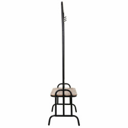 Recibidor Alexandra House Living Negro Hierro Madera de abeto 45 x 181