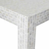 Recibidor Alexandra House Living Gris Crema Madera MDF 36 x 76 x 81 cm