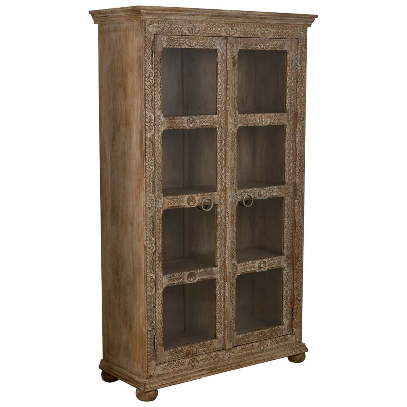 Vitrina Alexandra House Living Vidrio Hierro Madera de mango 43 x 180 Vitrina Alexandra House Living Vidrio Hierro Madera de mango 43 x 180