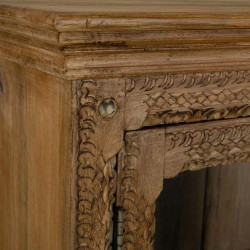 Vitrina Alexandra House Living Vidrio Hierro Madera de mango 43 x 180
