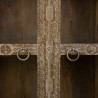 Vitrina Alexandra House Living Vidrio Hierro Madera de mango 43 x 180