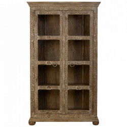 Vitrina Alexandra House Living Vidrio Hierro Madera de mango 43 x 180