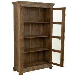Vitrina Alexandra House Living Vidrio Hierro Madera de mango 43 x 180