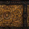 Baúl Alexandra House Living Negro Hierro Madera de mango 40 x 47 x 10
