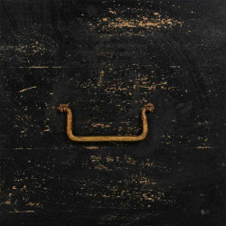 Baúl Alexandra House Living Negro Hierro Madera de mango 40 x 47 x 10