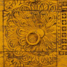 Cajonera Alexandra House Living Amarillo Hierro Madera de mango 40 x 1