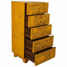 Cajonera Alexandra House Living Amarillo Hierro Madera de mango 40 x 1